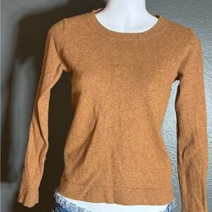 J. Crew Teddie Crewneck Sweater in Heathered Rust